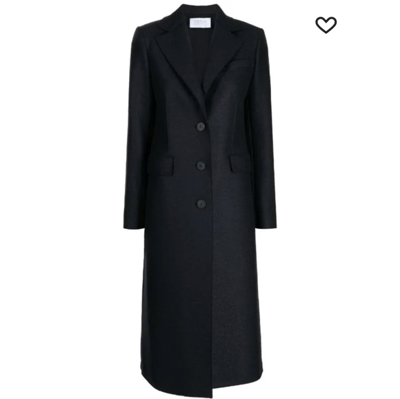 Harry Rosen Crombie Scotland pure virgin wool trench coat black/blue weave Sz M - Picture 14 of 17